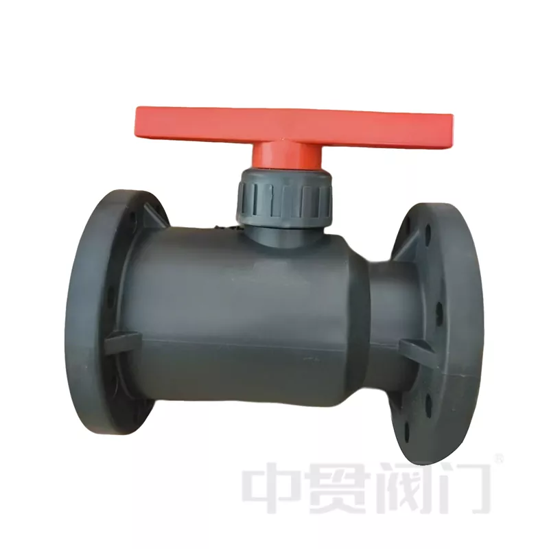 PVC materiálový kuličkový ventil